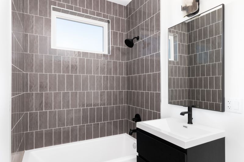 Shower Window Installation detail