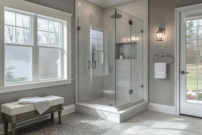 Shower Window Installation detail